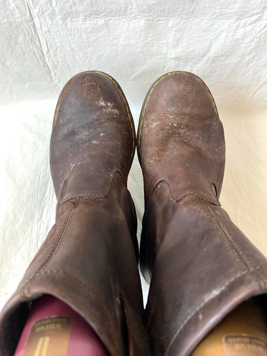 Dr Martens Boots Icon 2295 Steel Toe Work brown leather mens 13 pull on safety main image 8